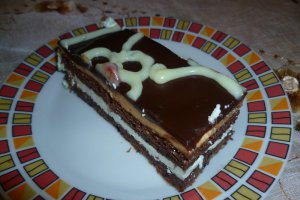 Tort cu crema de lamaie si caramel