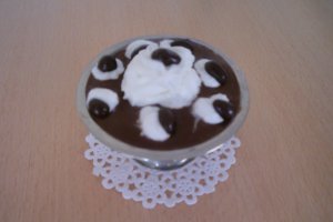 Budinca de ciocolata (desert in 5 minute)