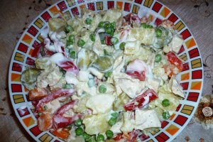 Salata de pui cu iaurt