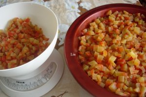 Dulceata aromata din coji de lubenita