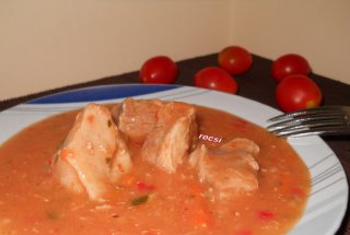 Ostropel cu muschi de porc