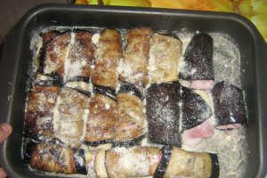Rulouri de vinete ( involtini di melanze )