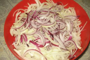 Placinta alsaciana( tarte flambée)
