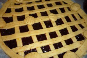 Tarta Linzer cu gem de prune