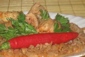 Varza cu carne de porc