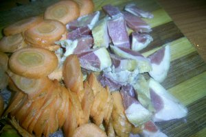 Ciorba de ciuperci cu prosciutto