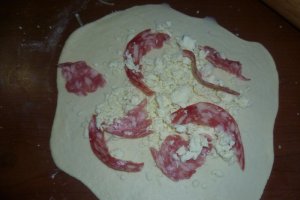 Pachetele cu carne si branza
