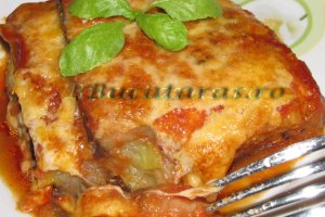 Vinete si dovlecei cu sos de rosii si parmezan
