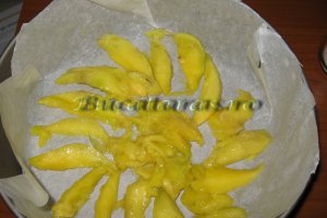 Prajitura cu mango rasturnata