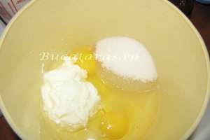 Prajitura cu mango rasturnata