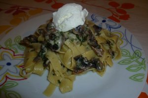 Tagliatelle cu ciuperci
