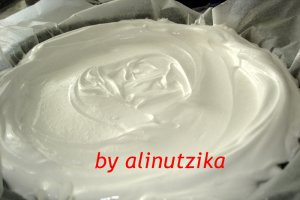 Pavlova cu budinca si fructe