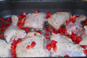 Pulpe cu cartofi si gogosar la cuptor