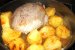 Friptura din pulpa de porc inabusita ,cu garnitura de cartofi-1