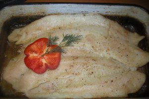 File de pangasius la cuptor