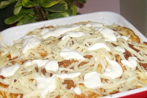 Pancakes cu şuncă şi ciuperci