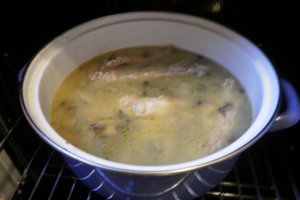Pilaf cu ciuperci si curcan