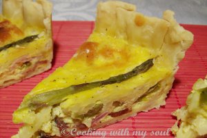 Quiche cu sparanghel