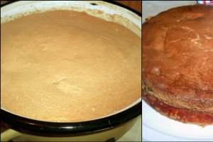 Tort de mere cu crema caramel