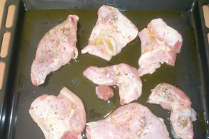 Conejo al horno a la catalana(iepure la cuptor in stil catalan)