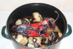 Mâncare de ardei copţi