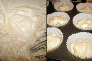 Cupcakes cu ciocolata si frisca