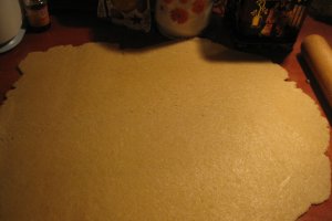 Prajitura cu mere ca-n America (double crust apple pie)
