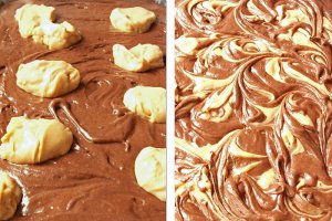 Negresa cu mascarpone si dulce de leche