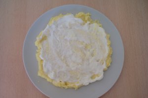 Tarta de mamaliga cu bacon si oua