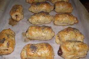 Ficăței de pasăre în foietaj