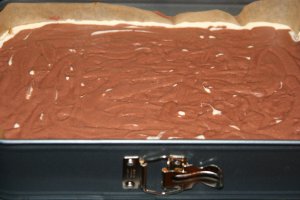 Prajitura cu branza de vaci si cacao