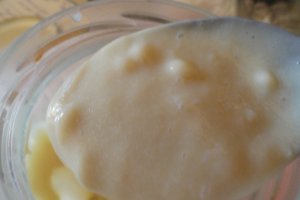 Inghetata de vanilie si afine
