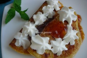 Clatite cu pasta de dovleac