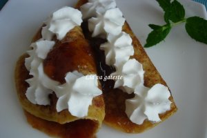 Clatite cu pasta de dovleac