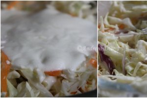 Salata de legume cu dressing de iaurt