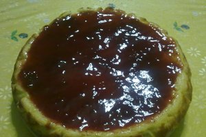 Tarta cu dulceata de zmeura
