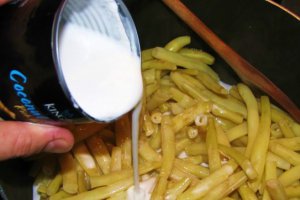 Fasole galbena in lapte de cocos