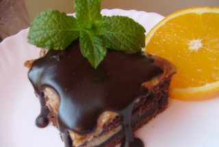 Negresă cu mascarpone şi caramel
