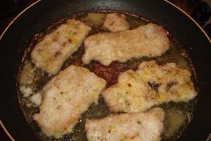 Escalop de porc cu ciuperci