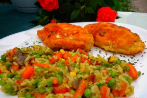 Piept de pui cu cascaval si ciuperci
