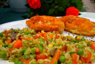 Piept de pui cu cascaval si ciuperci