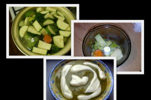 Supa crema de brocoli si dovlecel