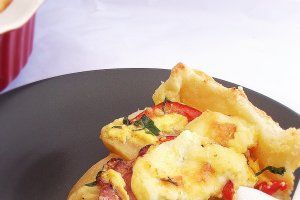 Tarta cu dovleac si bacon - La multi ani, Ina!