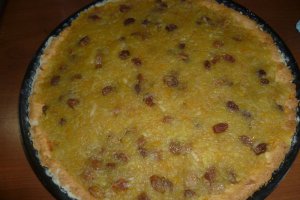 Crostata (tarta) cu mere si panna cotta