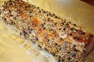 Cotlet de porc in crusta de condimente
