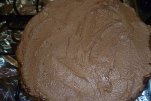Tort de ciocolata cu nuca si aroma de portocale