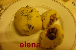 Galuste umplute cu ciuperci