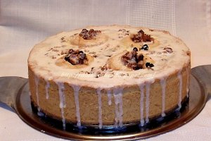 Tort cu mere umplute si crema de branza