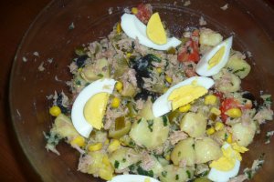 SALATA ORIENTALA CU TON