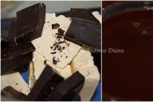 Negresa cu ciocolata si caramel